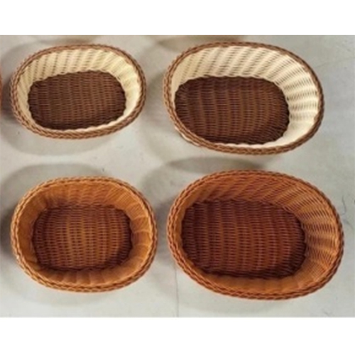 PVC ASSORTED BASKET OVAL SMALL