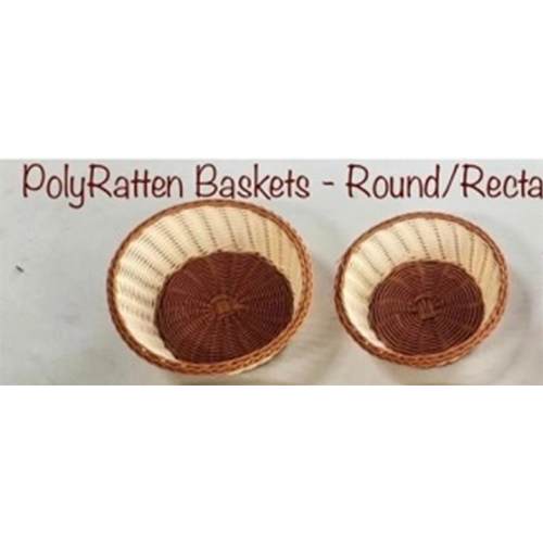 PVC ASSORTED BASKET ROUND SMALL