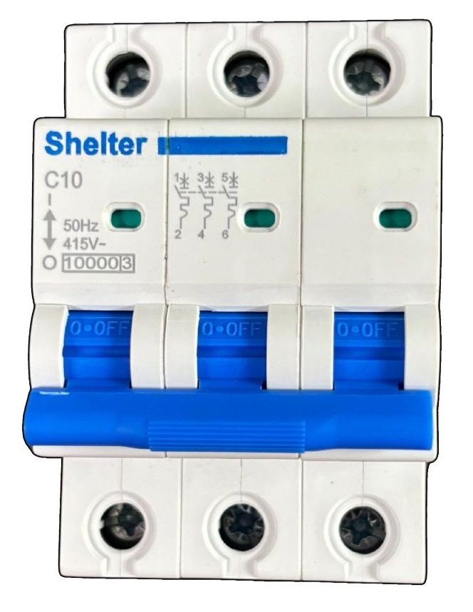 Shelter TP 10A AC MCB