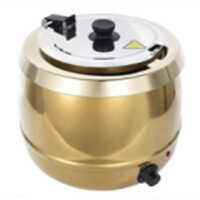 Electric Soup Warmer 10 L Gold