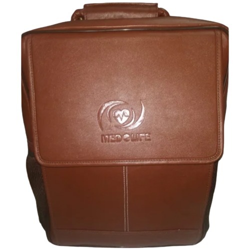 Medical Representative Leather Bag With Logo And Name