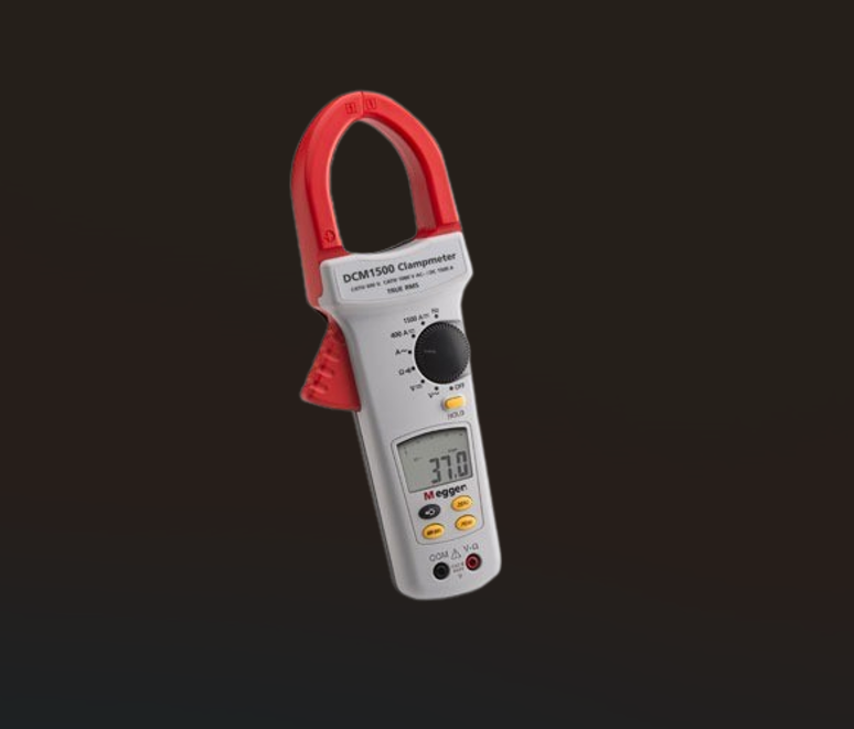 Clamp Meter Dcm 1500 - Abs Polycarbonate Blend, 245x86x40 Mm, Yellow Black, 0-1500a Ac/dc | True-rms, Cat Iii 1000v, Large Lcd Display, 45 Mm Jaw Opening