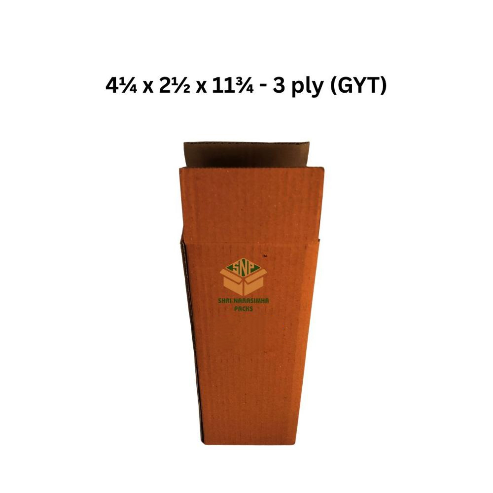 Medicine Bottle Packing Box - Color: Golden Brown