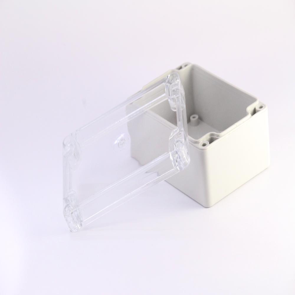 Waterproof Enclosure Junction Box - Abs/polycarbonate, 50-300 Mm Dimensions, Light Grey (Ral 7035), Ip 65 Rated With Foamed Neoprene Seal