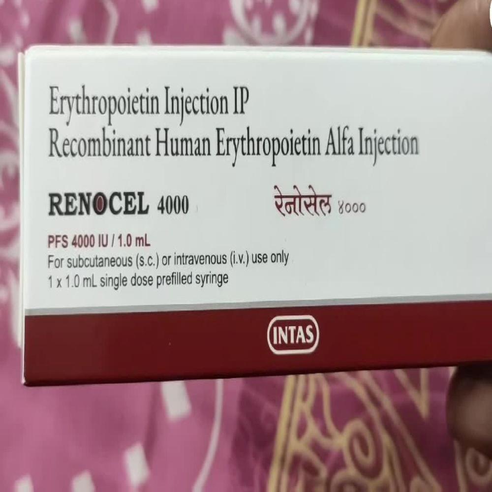 Erythropoietin Injection 4000 IU Alfa Injection IP