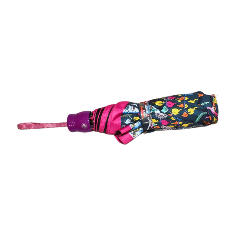 3 Fold Kalamkari Print Umbrella - Handle Material: Plastic