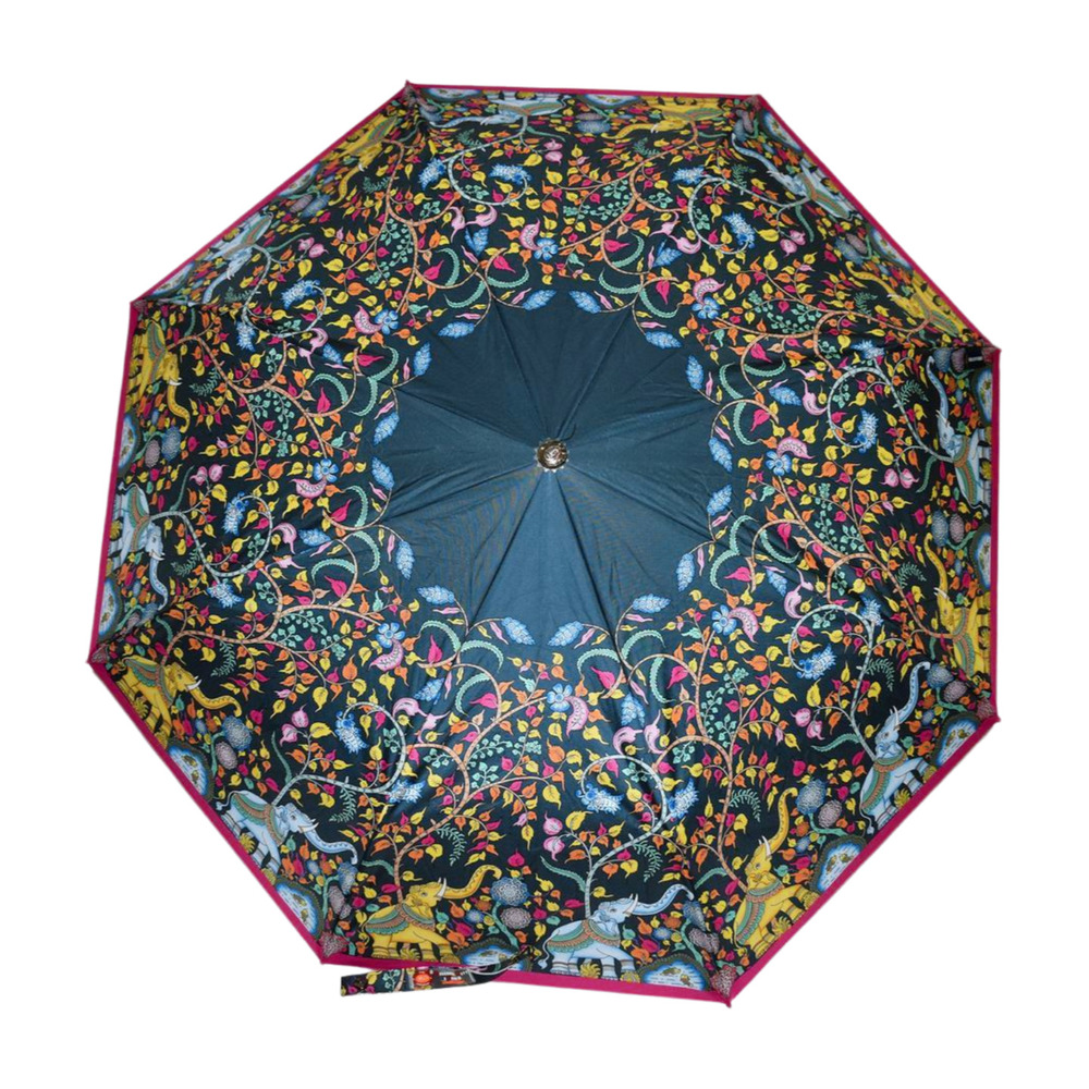 3 Fold Kalamkari Print Umbrella