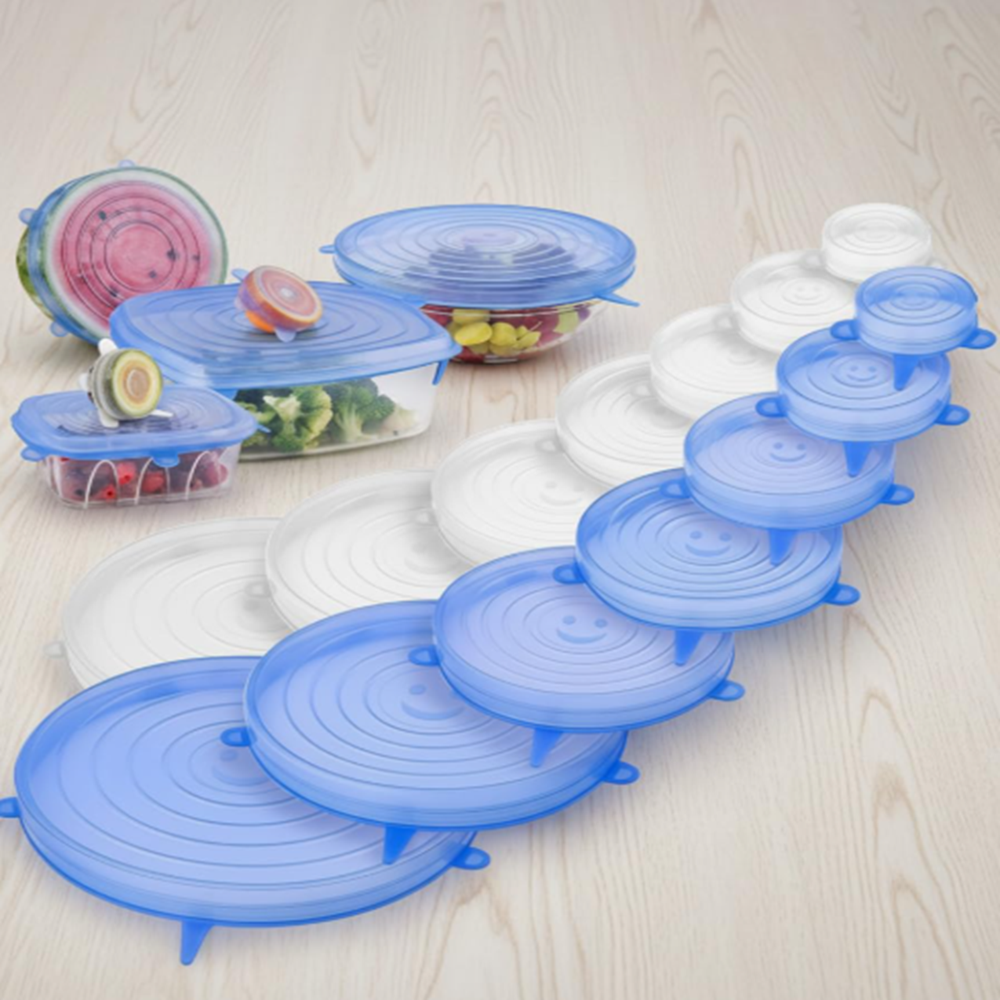 6pcs silicone lid sets