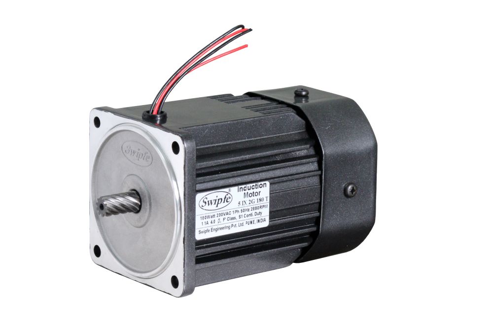 180 W Single Phase FHP Gear Motor