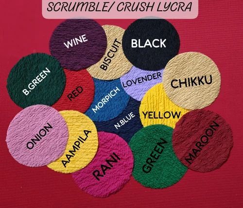 Scramble Crush Lycra Fabrics