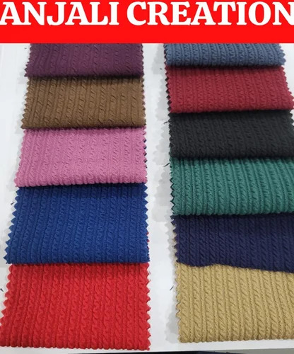 Frill Rib Lycra Fabric