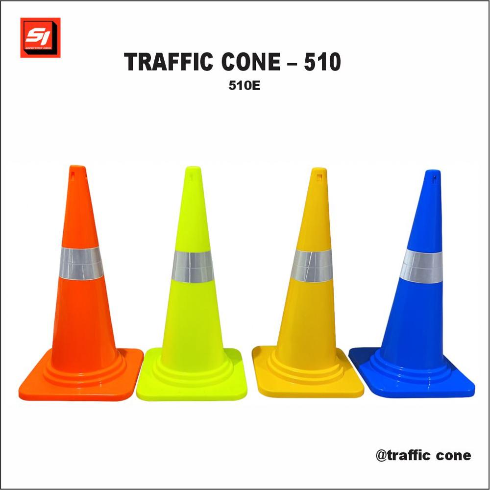 पीवीसी ट्रैफिक कोन - 510E