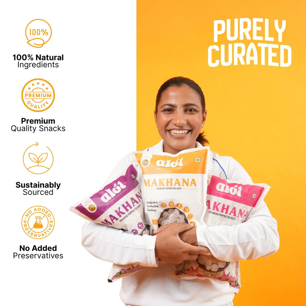 Natural Makhana - Broken (%): 2%