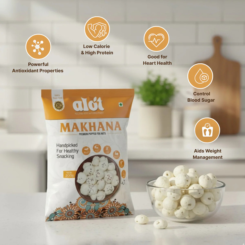 Natural Makhana - Broken (%): 2%