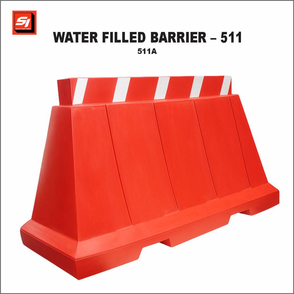 Water Filled Barrier - 511a - Color: Red