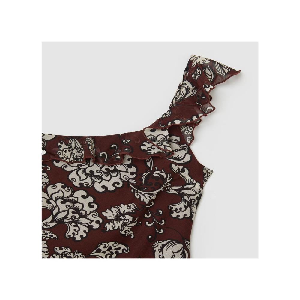 Export surplus Ladies Printed Sleeveless Maxi Dress