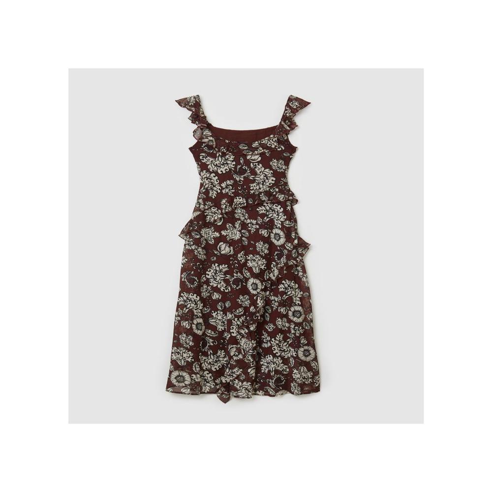 Export surplus Ladies Printed Sleeveless Maxi Dress