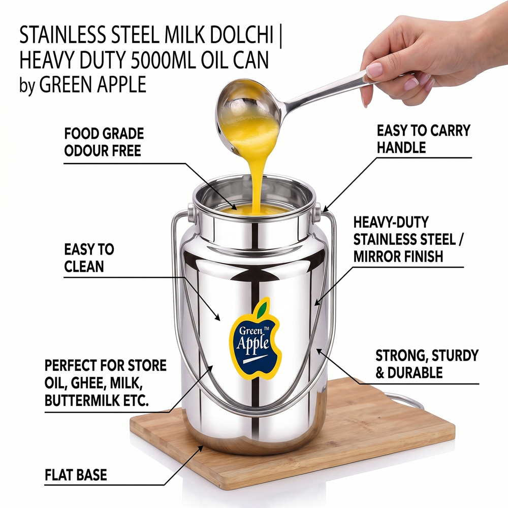 Green Apple Barni Milk Dolchi 5 Litre