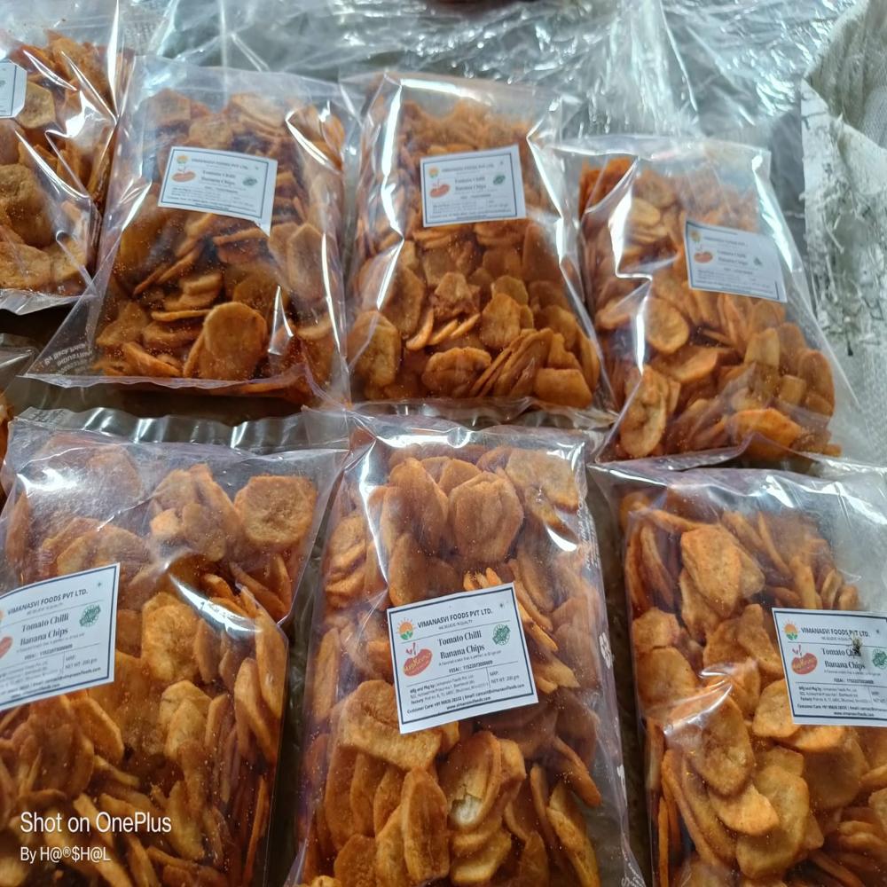 Banana Chips Tomato Chilli Flavour
