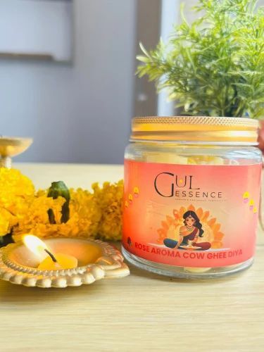 Gulessence Rose Aroma Ghee Diya