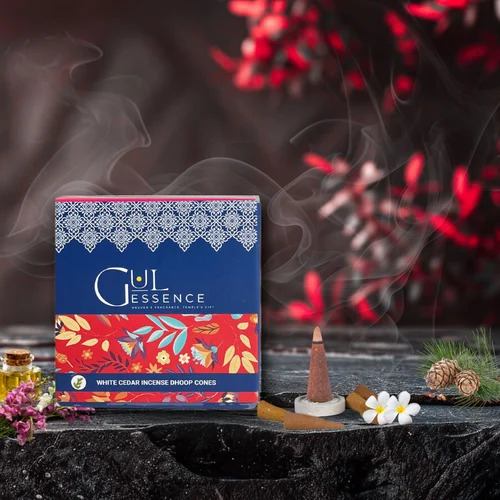 Gulessence White Cedar Incense Dhoop Cone