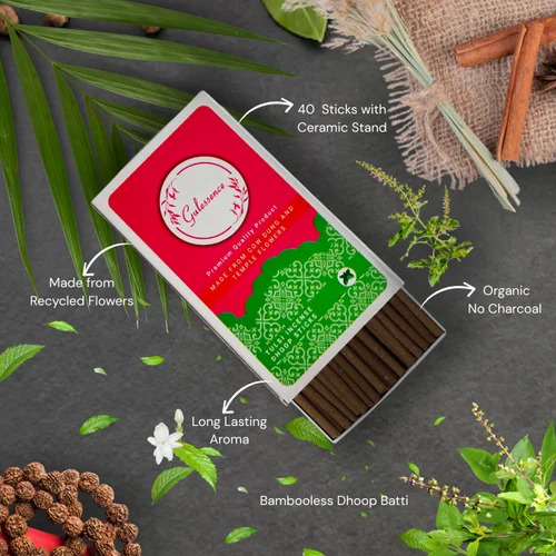 Gulessence Tulsi Incense Dhoop Stick