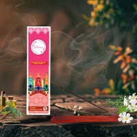 Gulessence Guggal Incense Stick - Bamboo, Natural Guggal Resin & Herbs, 8 Inches, Matte Brown | Eco-friendly, Handmade, Long-lasting Aroma