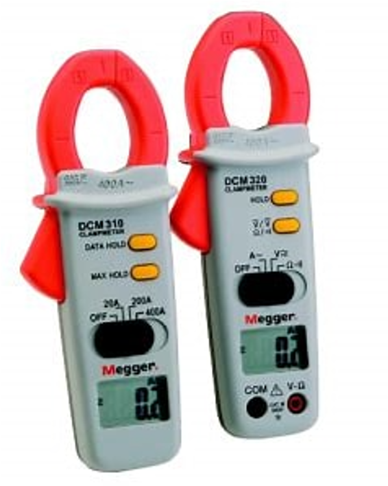 DCM310 and DCM320 Digital clamp meters - Megger