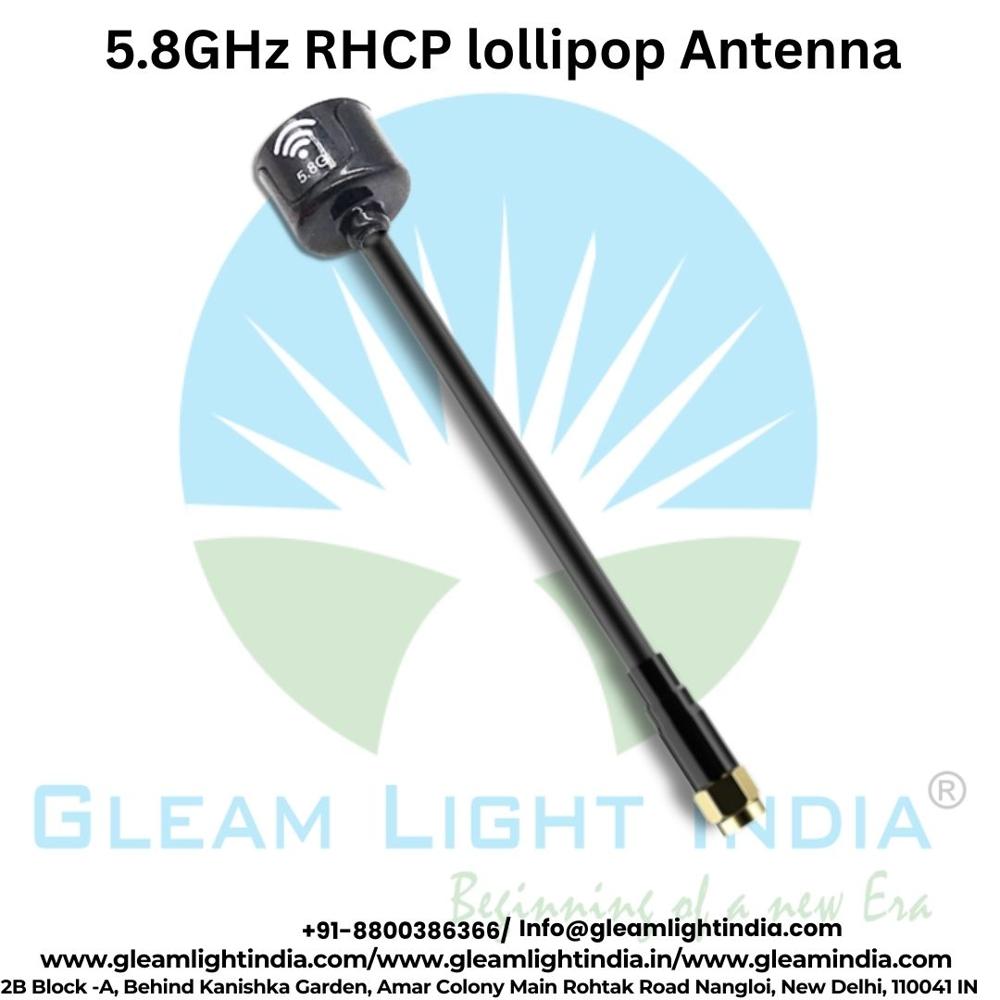 5.8 GHz RHCP lollipop Antenna
