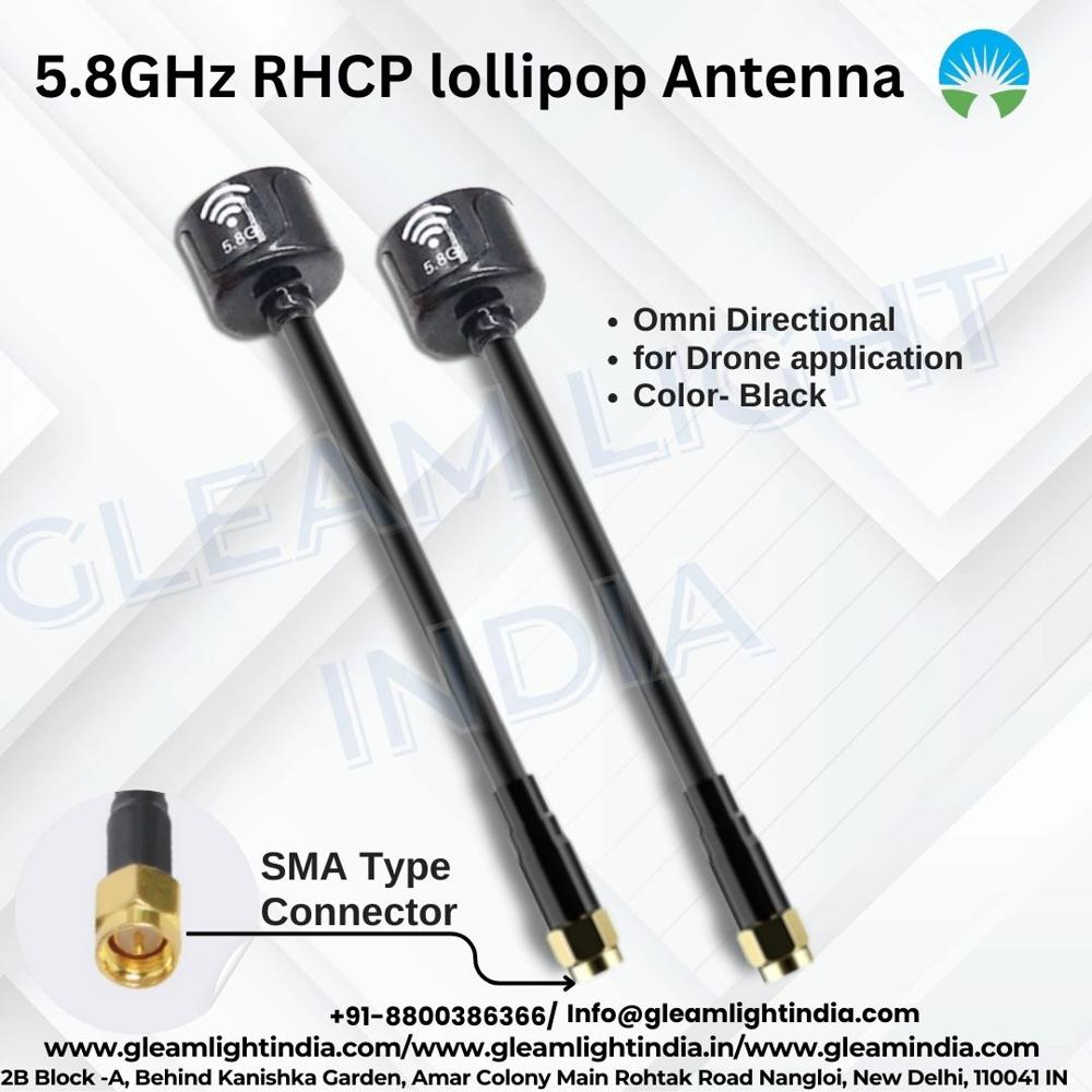  5.8 GHz RHCP lollipop Antenna