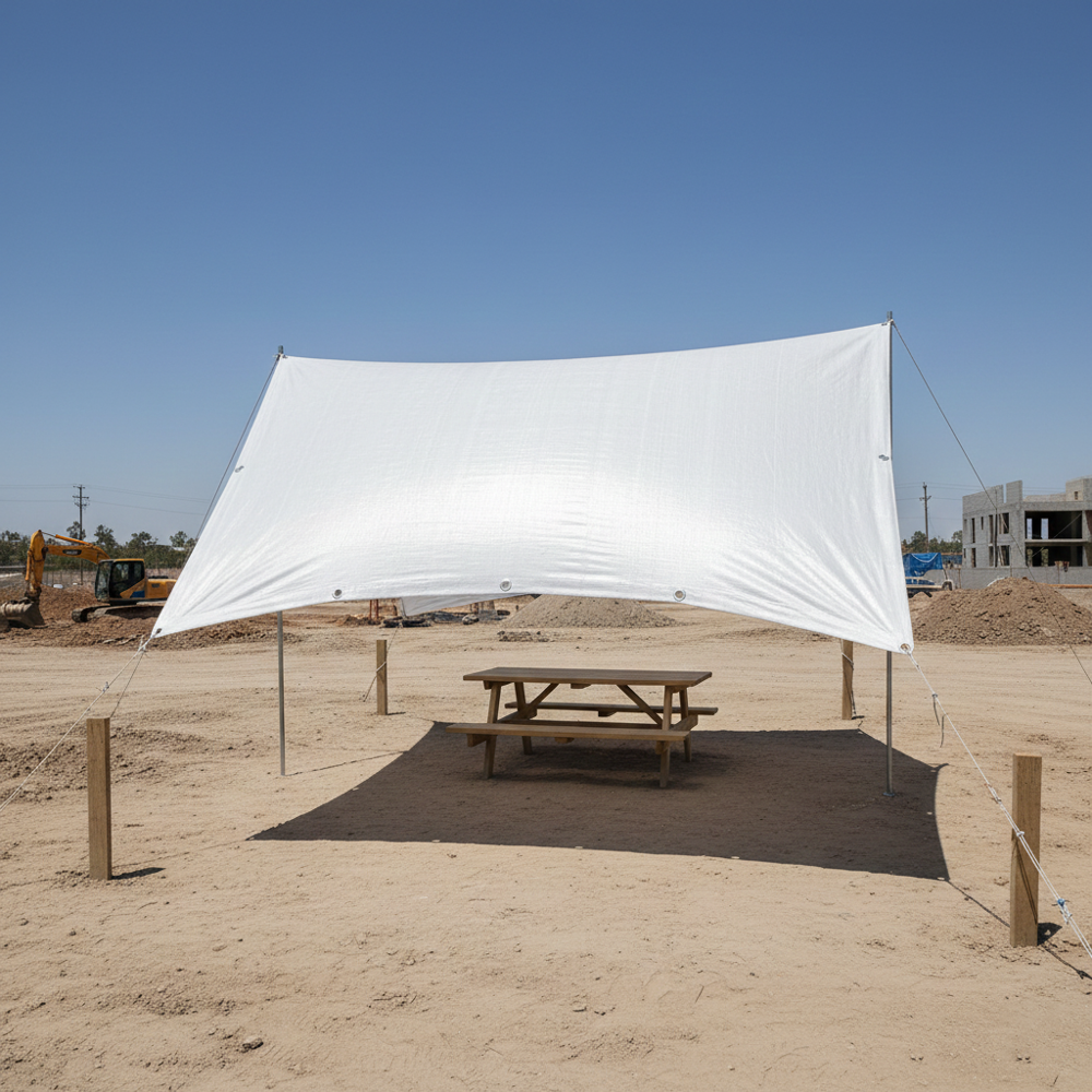 Lightweight Tarpaulin - Application: Household Use  Temporary Roof Cover  Balcony & Terrace Shade  Garden & Outdoor Protection  Bike & Equipment Cover  Picnic & Camping Use  Storage & Utility Cover