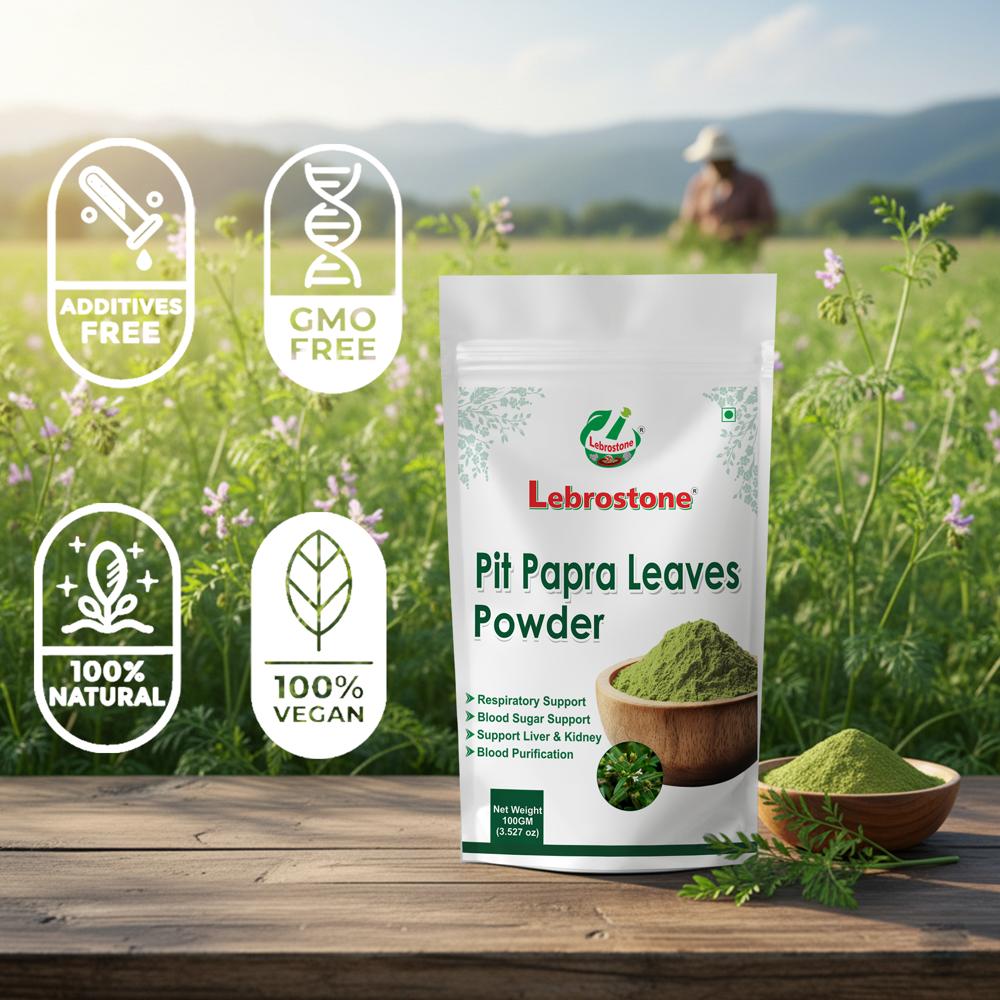 Lebrostone Pitpapra Leaves Powder  Natural Blood Purifier, Liver Support, Digestive & Immunity Booster(100g)