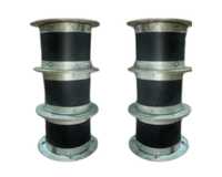 Non-metallic Expansion Bellow - Reinforced Fabric Ptfe, Up To 3000 Mm Diameter, Black/grey, Leak-tight, Uv Resistant, Shock Absorbing
