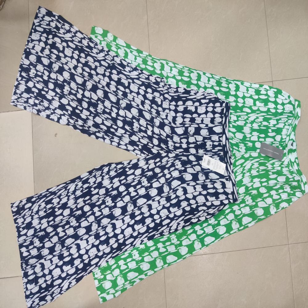 W13432 FRENCH CONNECTION Ladies Printed Viscose Flared Pant