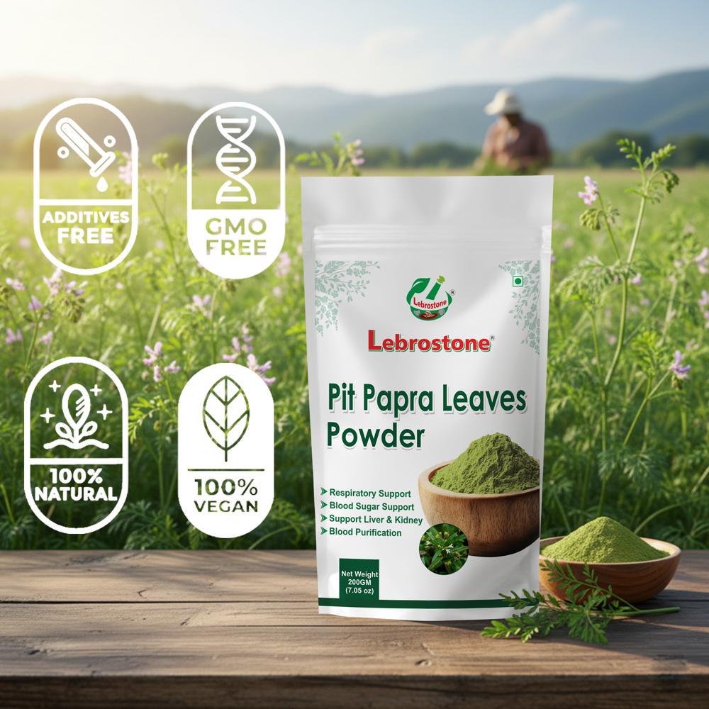 Lebrostone Pitpapra Leaves Powder  Natural Blood Purifier, Liver Support, Digestive & Immunity Booster(200g)