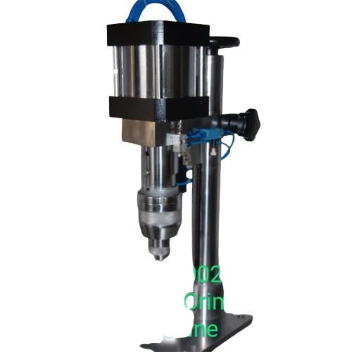 Semi Automatic Deo Bottle Crimping Machine