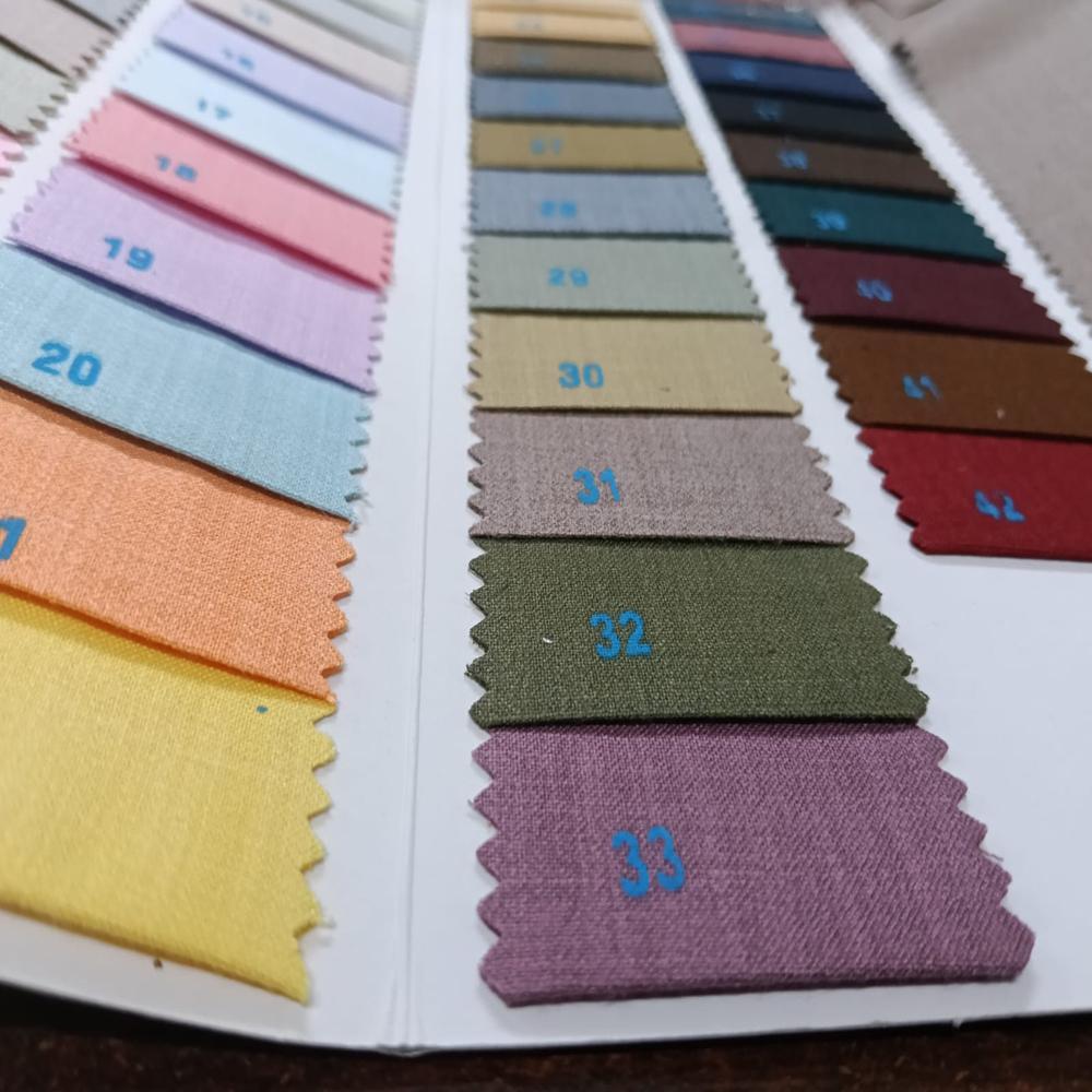 Poly Viscose Dollar Fabric - Attributes: Washable