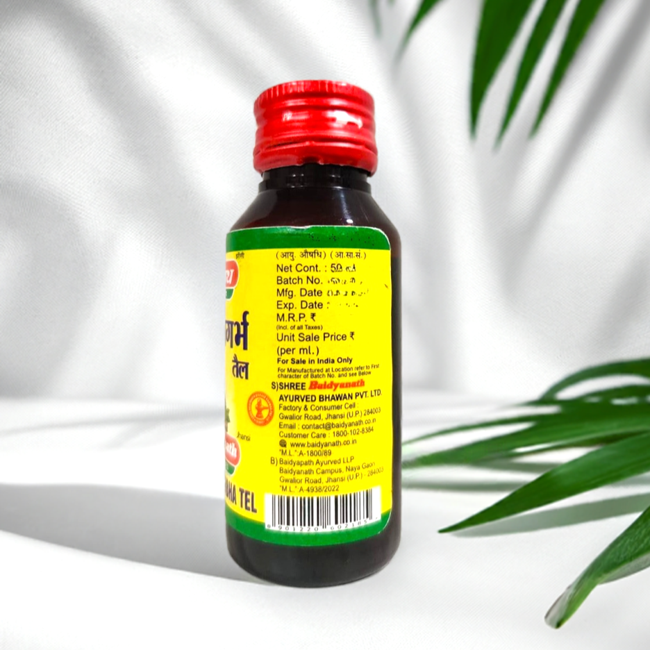 Baidyanath Mahavishgarbha Tel 50ml