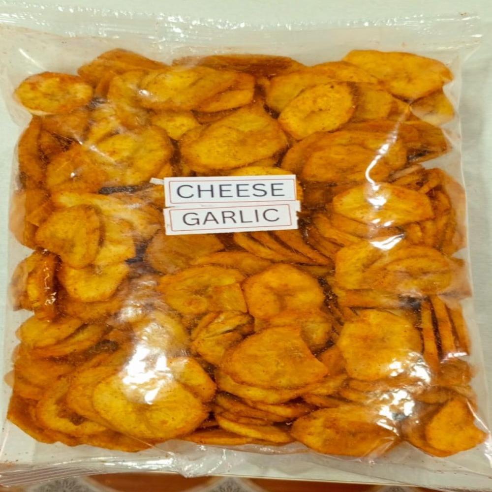 Banana Chips Cheese Garlic Flavour