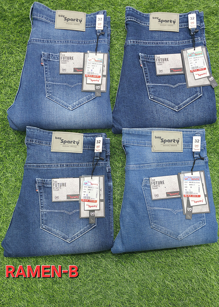 Mens Blue Denim Jeans