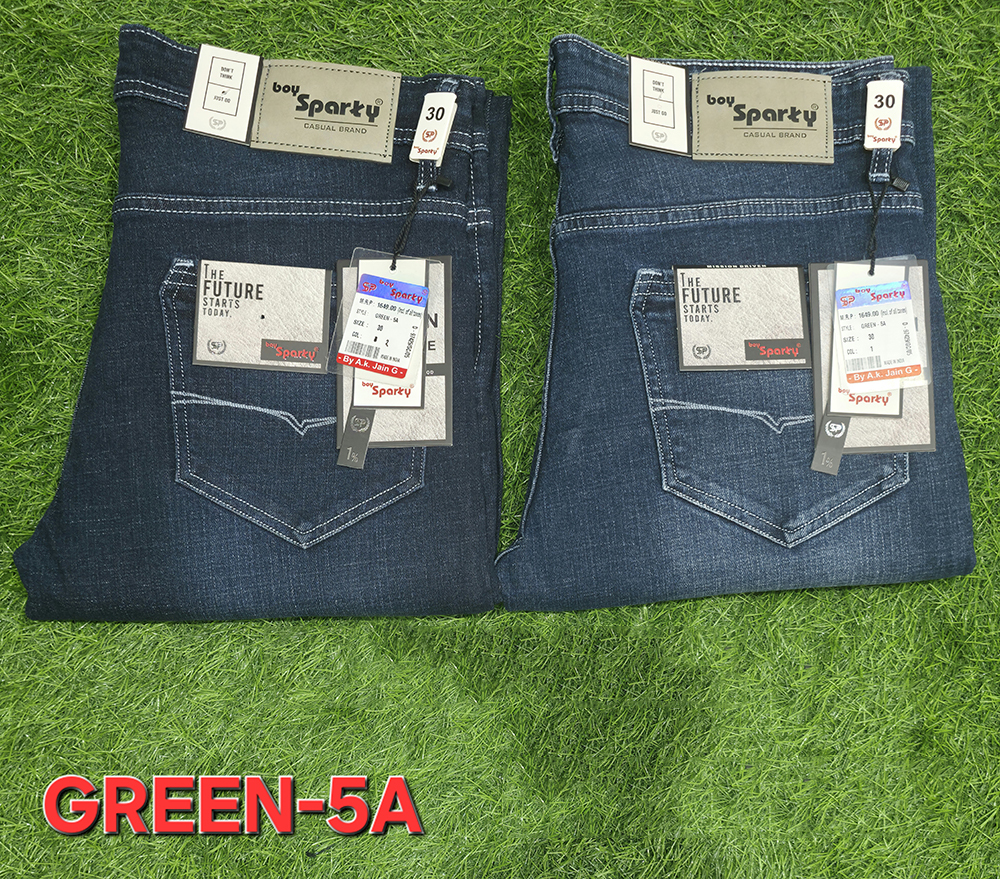 Mens Straight Fit Denim Jeans