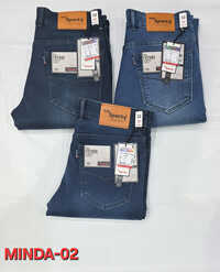 Mens Stretch Denim Jeans - Color: Blue