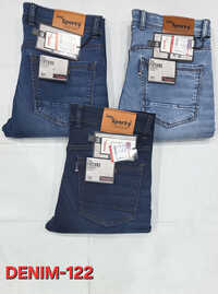 Mens Solid Denim Jeans