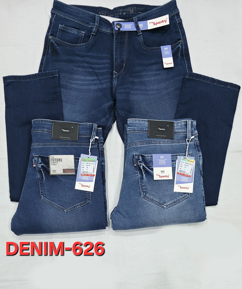 Mens Full Length Denim Jeans