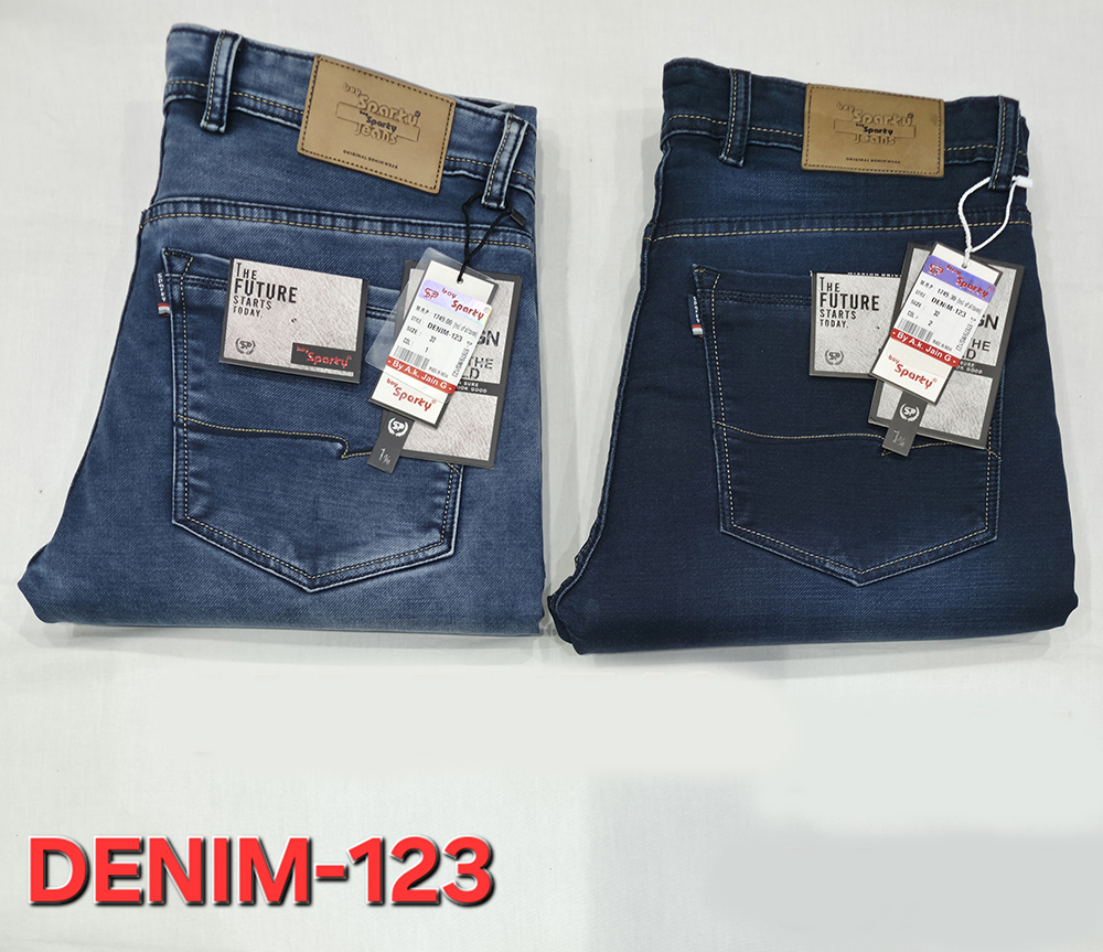 Mens Classic Blue Jeans