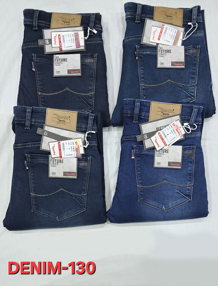 Mens Relaxed Fit Denim Jeans
