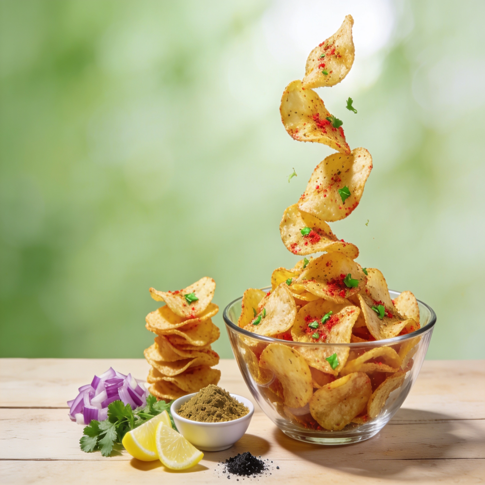 Potato Chips Chat Masala Flavour