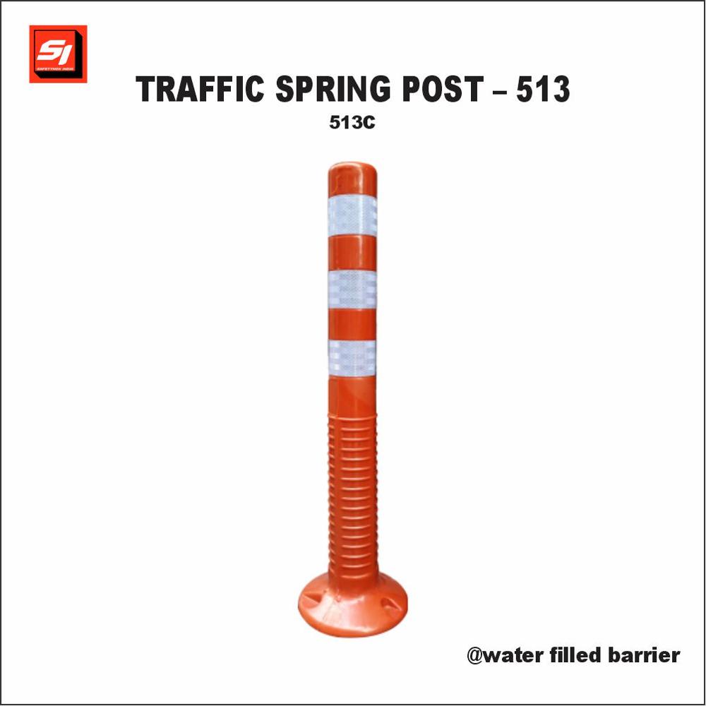 Plastic Spring Post - 513c - Color: Orange