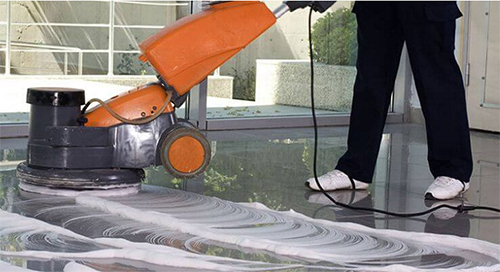 Floor Scrubbing And Polishing