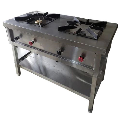 2 Burner Indian Gas Range - Application: Boiling